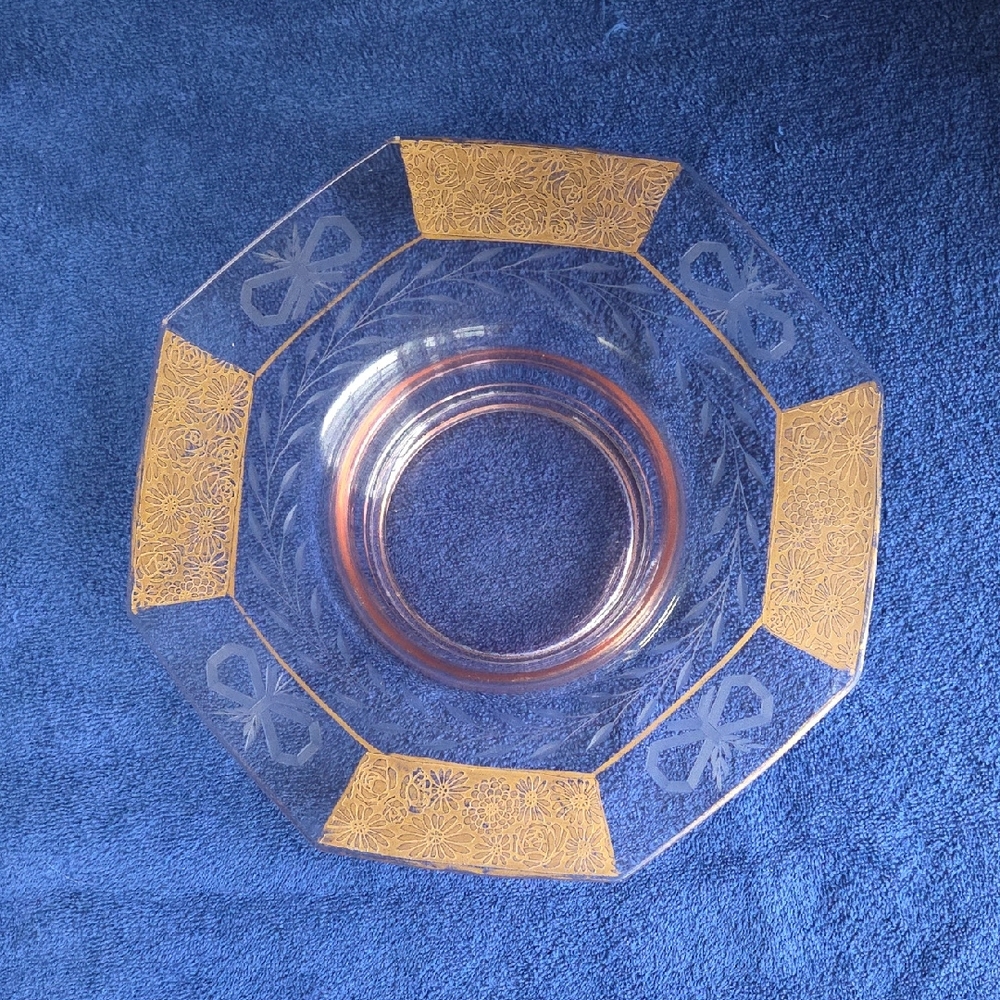 Collectable Pink Depression Glass